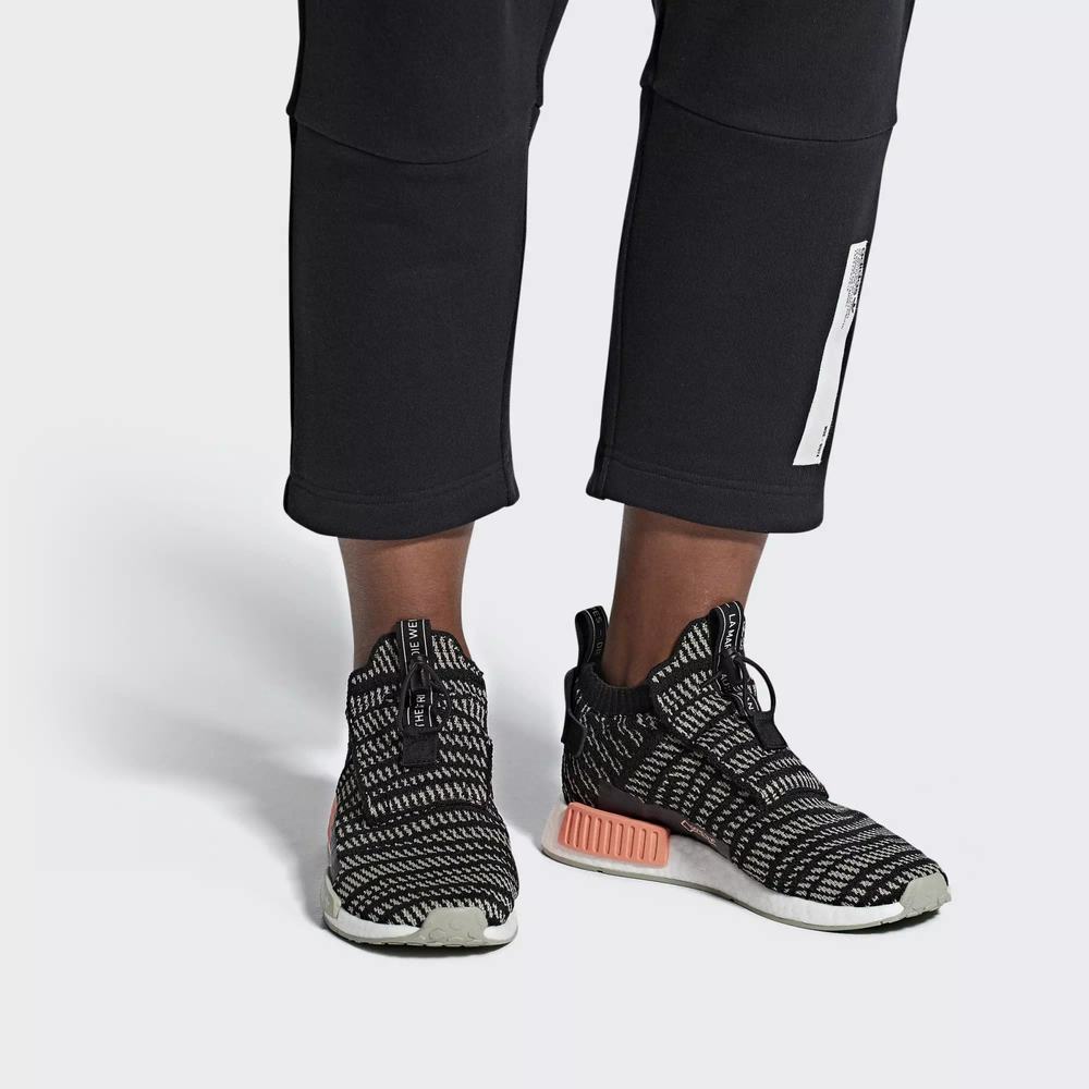 Adidas NMD TS1 Primeknit GTX Tenis Negros Para Hombre (MX-35198)